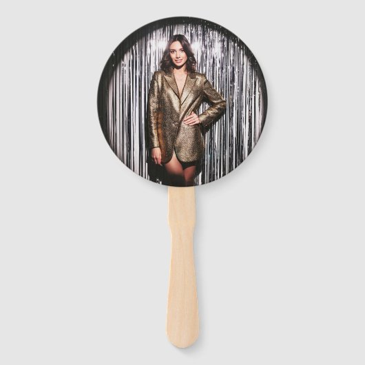 Aangepaste foto Moderne sushi verjaardag Handwaaier (Achterkant)