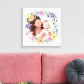 Aangepaste foto  moderne ventilator canvas afdruk (Insitu (Woonkamer))