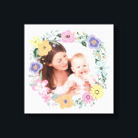 Aangepaste foto  moderne ventilator canvas afdruk<br><div class="desc">bloem met een van je favoriete foto's.</div>