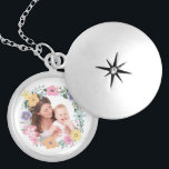 Aangepaste foto  moderne ventilator locket ketting<br><div class="desc">bloem met een van je favoriete foto's.</div>