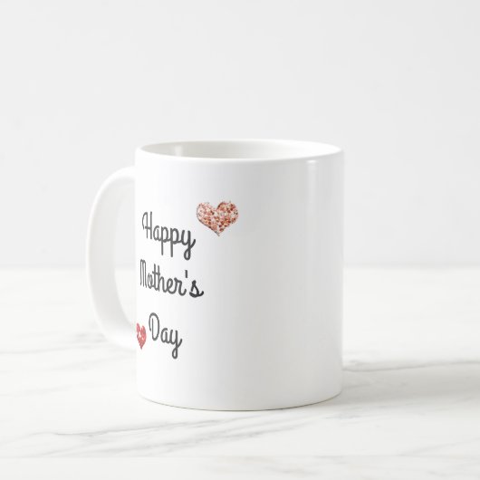 Aangepaste foto-Moederdag Koffiemok (Voorkant links)