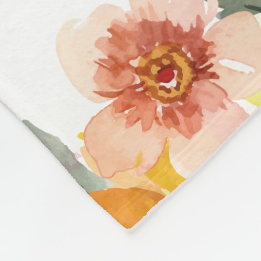 Aangepaste foto-Moederdag op maat Fleece Deken (Hoek)