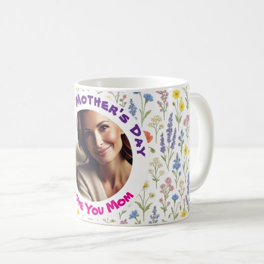 Aangepaste Foto Mok Gepersonaliseerde Moederdag Gi (Voorkant rechts)