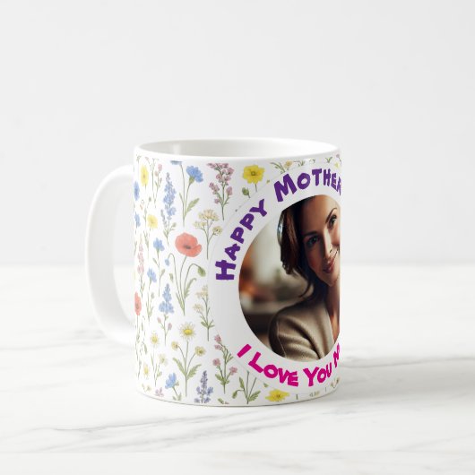 Aangepaste Foto Mok Gepersonaliseerde Moederdag Gi (Voorkant links)