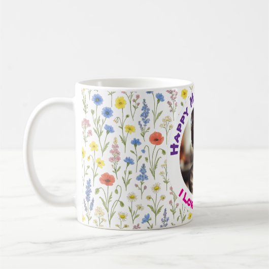 Aangepaste Foto Mok Gepersonaliseerde Moederdag Gi (Links)