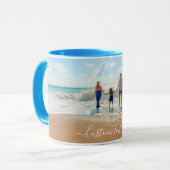 Aangepaste foto-Mok Gift je foto's en tekst Mok (Voorkant links)