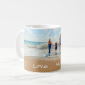 Aangepaste Foto Mok Gift Uw Familie Foto's Liefde (Voorkant links)