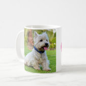 Aangepaste foto-Mok Honden verf afdrukken Koffiemok (Voorkant links)