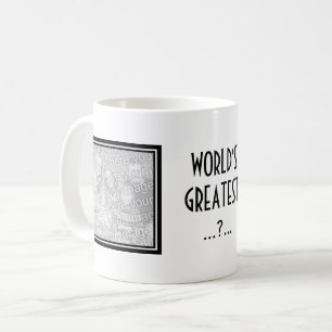 Aangepaste foto-mok met elegante grens voor moeder koffiemok
