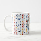 Aangepaste Foto Mok met Kleurrijke Dot Patroon C55 (Links)