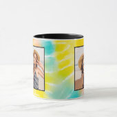 Aangepaste foto-Mok voor heldere Waterverf Mok (Midden)