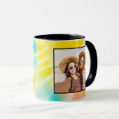 Aangepaste foto-Mok voor heldere Waterverf Mok (Voorkant rechts)