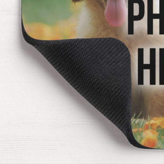 Aangepaste foto muismat (Hoek)