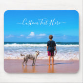 Aangepaste foto Muismat met uw foto's en tekst (Voorkant)