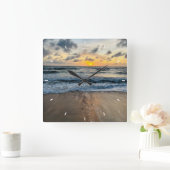 Aangepaste Foto muur kinderkamer klokken Vierkante (Huis)