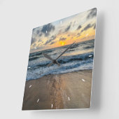 Aangepaste Foto muur kinderkamer klokken Vierkante (Hoek)