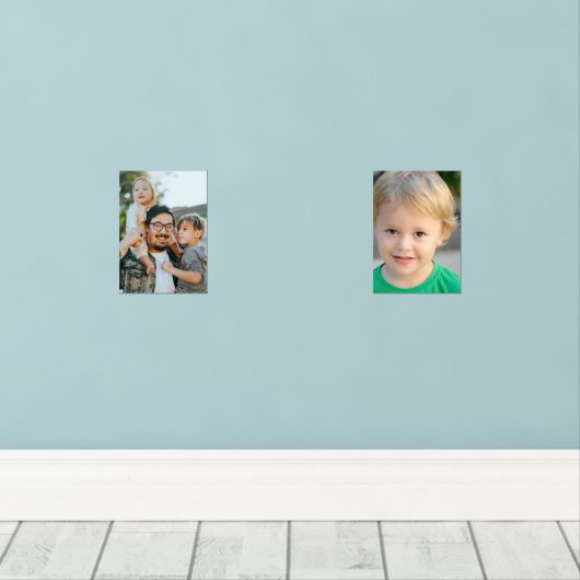 Aangepaste foto muurkunst sets (Houten vloer)