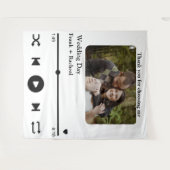 Aangepaste foto-muzieklied-afspeellijst voor koppe wandkleed (Voorkant (horizontaal))