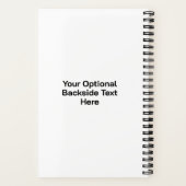 Aangepaste foto, naam en jaar doctoraat notitieboek (Achterkant)