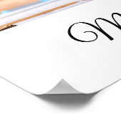 Aangepaste foto, naam en jaar doctoraat poster (Hoek)