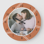 Aangepaste foto naam grote klok (Voorkant)