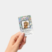 Aangepaste foto Naam Holographic Glitter Personeel Badge (Handheld)