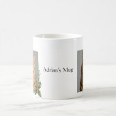 Aangepaste Foto Naam Kat of Hond Eigenaar Kerstcad Koffiemok (Center)