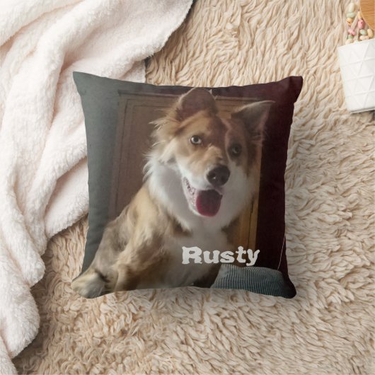 Aangepaste foto/naam kussen (Deken)