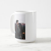 Aangepaste Foto & Naam Mok, Valentijn's Gift voor  Koffiemok (Voorkant links)