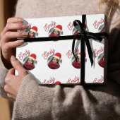 Aangepaste foto & naam - Naam kind vakantie Cadeaupapier