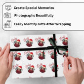 Aangepaste foto & naam - Naam kind vakantie Cadeaupapier