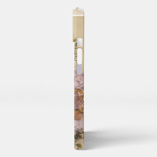 aangepaste foto & naam scrapbooking collage iPhone hoesje (Linkerkant)