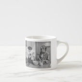 Aangepaste Foto & Naam voor Oma Gift Espresso Kop (Rechts)