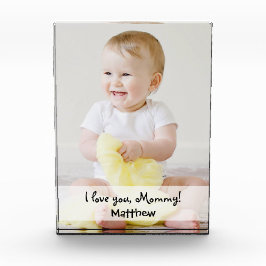 Aangepaste foto naam waar ik van hou, mama