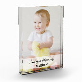 Aangepaste foto naam waar ik van hou, mama (Links)