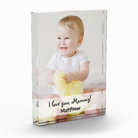 Aangepaste foto naam waar ik van hou, mama (Links)