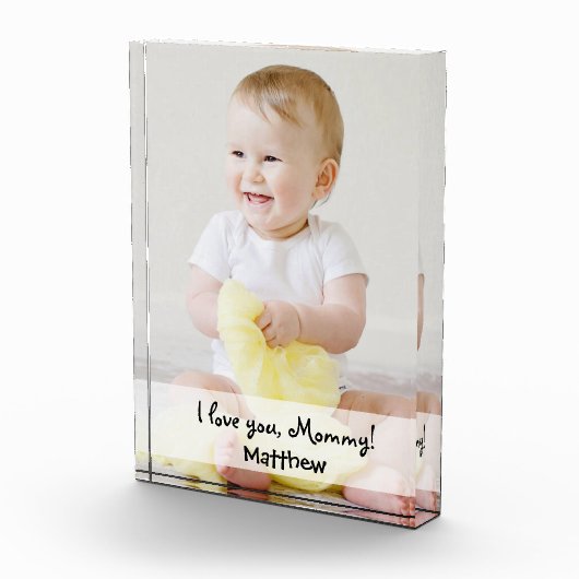 Aangepaste foto naam waar ik van hou, mama (Rechts)