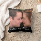 Aangepaste foto naast elkaar/datum kussen (Deken)