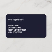 Aangepaste foto nageltechnicus visitekaartje (Achterkant)