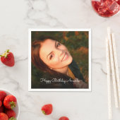 Aangepaste foto Napkins Servet (Insitu)