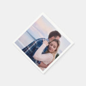 Aangepaste foto Napkins Servet (Hoek)