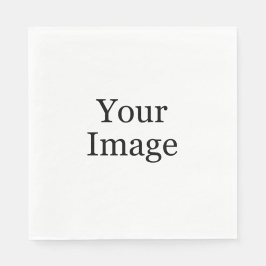 Aangepaste foto Napkins Servet (Voorkant)
