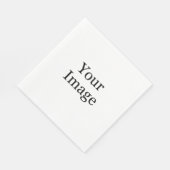 Aangepaste foto Napkins Servet (Hoek)