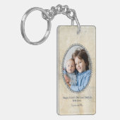 Aangepaste foto Nautical Anchor Kapitein Pa Sleutelhanger (Voorkant Links)