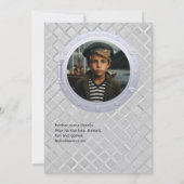 Aangepaste Foto Nautische Porthole Verjaardag Kaart (Achterkant)