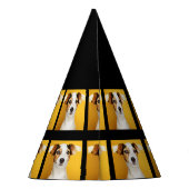 Aangepaste foto negende verjaardagsfeestje Pet Feesthoedjes (Achterkant)