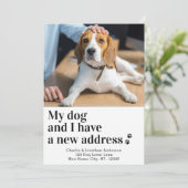 Aangepaste foto Nieuw adres voor foto's die ik heb Aankondiging (Staand voorkant)