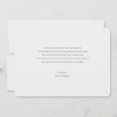 Aangepaste foto Nieuwe Baby Boy of Girl Birth Aankondiging (Achterkant)