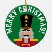 Aangepaste foto notenkraker kerstboom ornament (Voorkant)