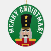 Aangepaste foto notenkraker kerstboom ornament (Links)